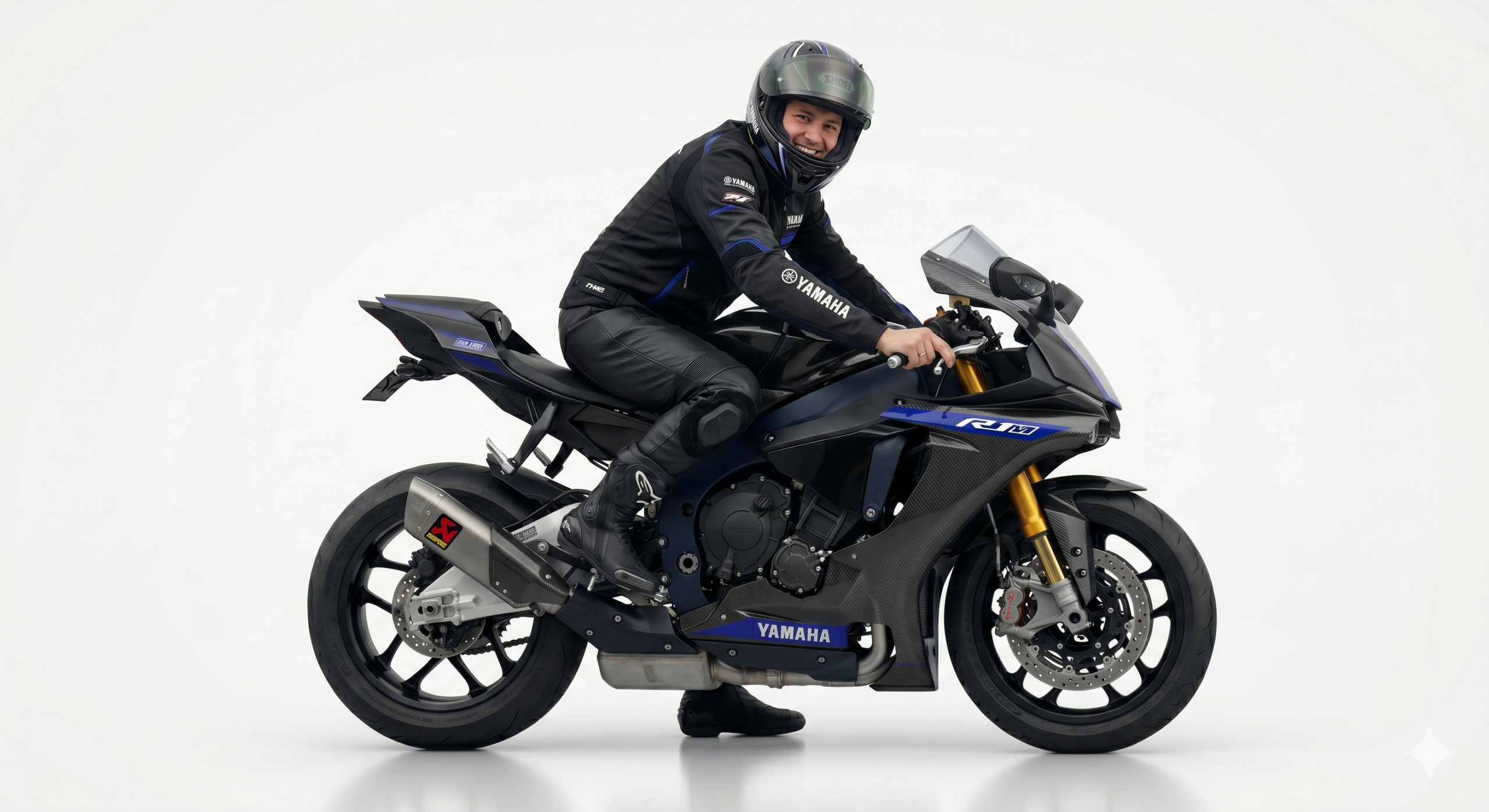 Motociclista Yamaha Motos El Cóndor